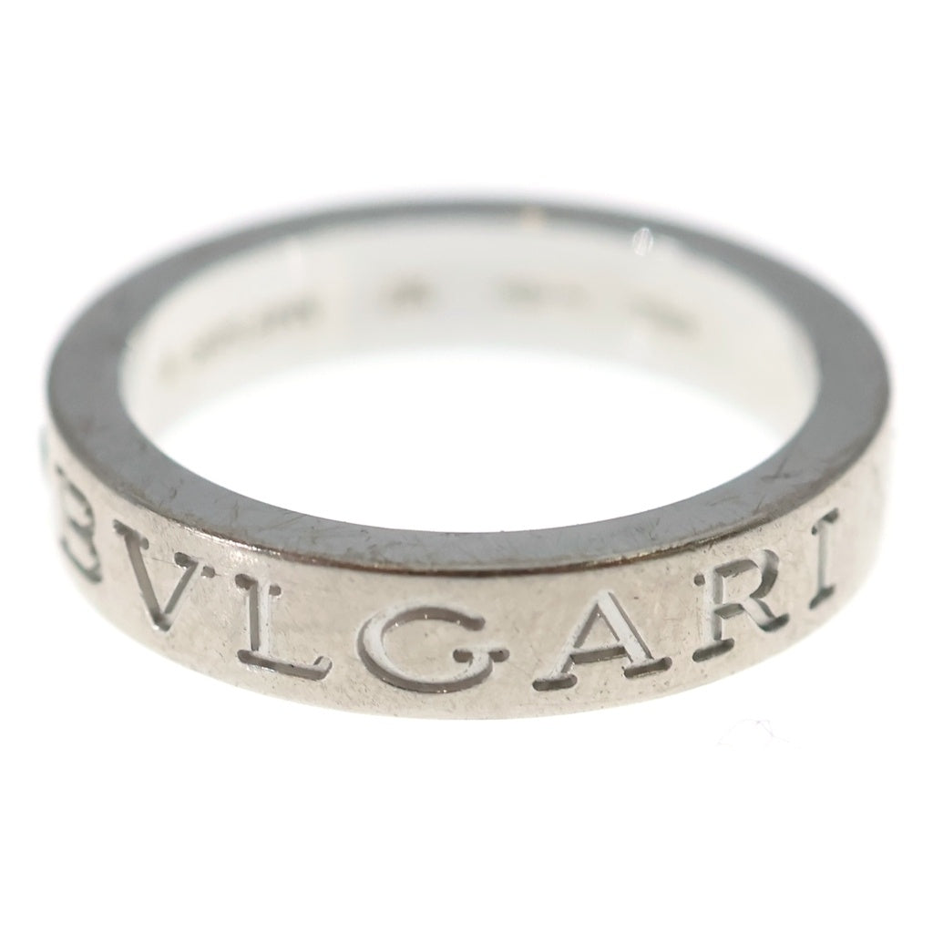 BVLGARI(ブルガリ) ビーゼロワン エッセンシャルバンド 1Pダイヤ Au750 K18WG リング ホワイトゴールド レディース