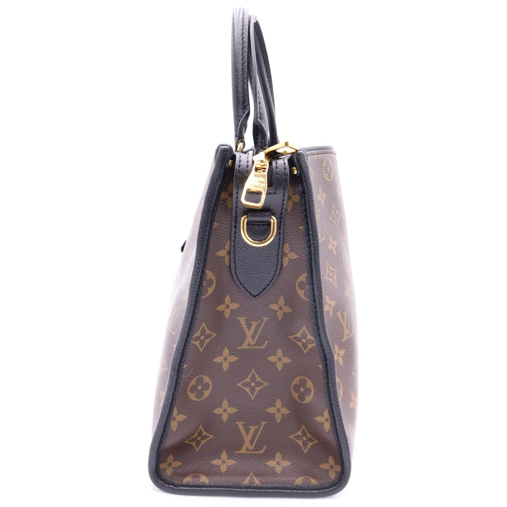 LOUIS VUITTON(ルイヴィトン) モノグラム ポパンクールMM PVC レザー ゴールド金具 2WAY トートバッグ ハンドバッグ ショルダーバッグ M43435 ブラウン レディース