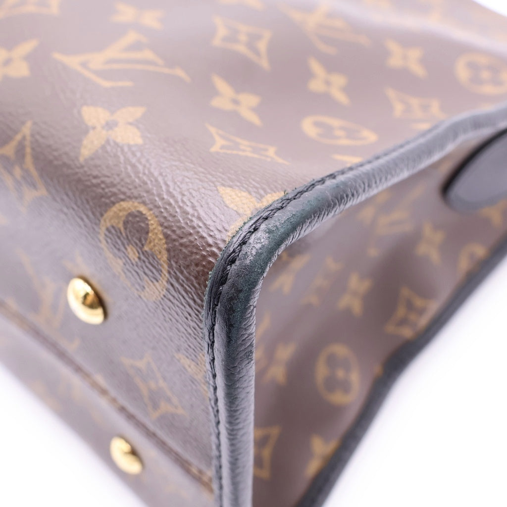 LOUIS VUITTON(ルイヴィトン) モノグラム ポパンクールMM PVC レザー ゴールド金具 2WAY トートバッグ ハンドバッグ ショルダーバッグ M43435 ブラウン レディース