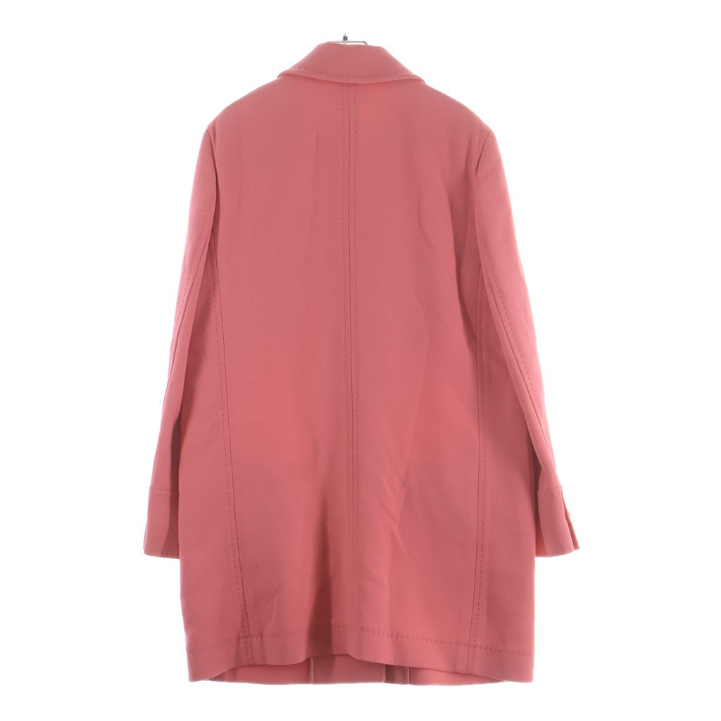 DOLCE & GABBANA(ドルチェアンドガッバーナ) ボタンロングジャケット ライトアウター ピンク #38 F0B8ATFU2271 レディース