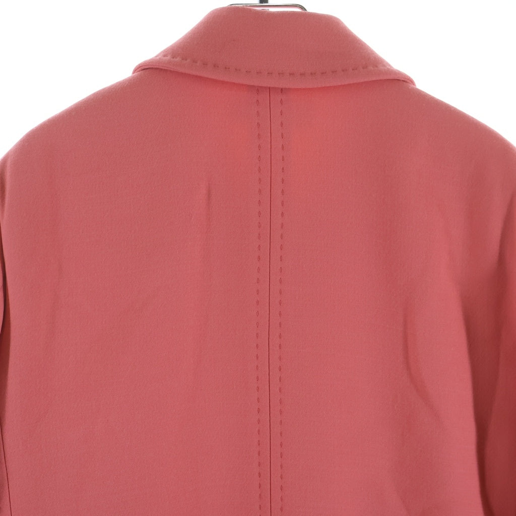 DOLCE & GABBANA(ドルチェアンドガッバーナ) ボタンロングジャケット ライトアウター ピンク #38 F0B8ATFU2271 レディース