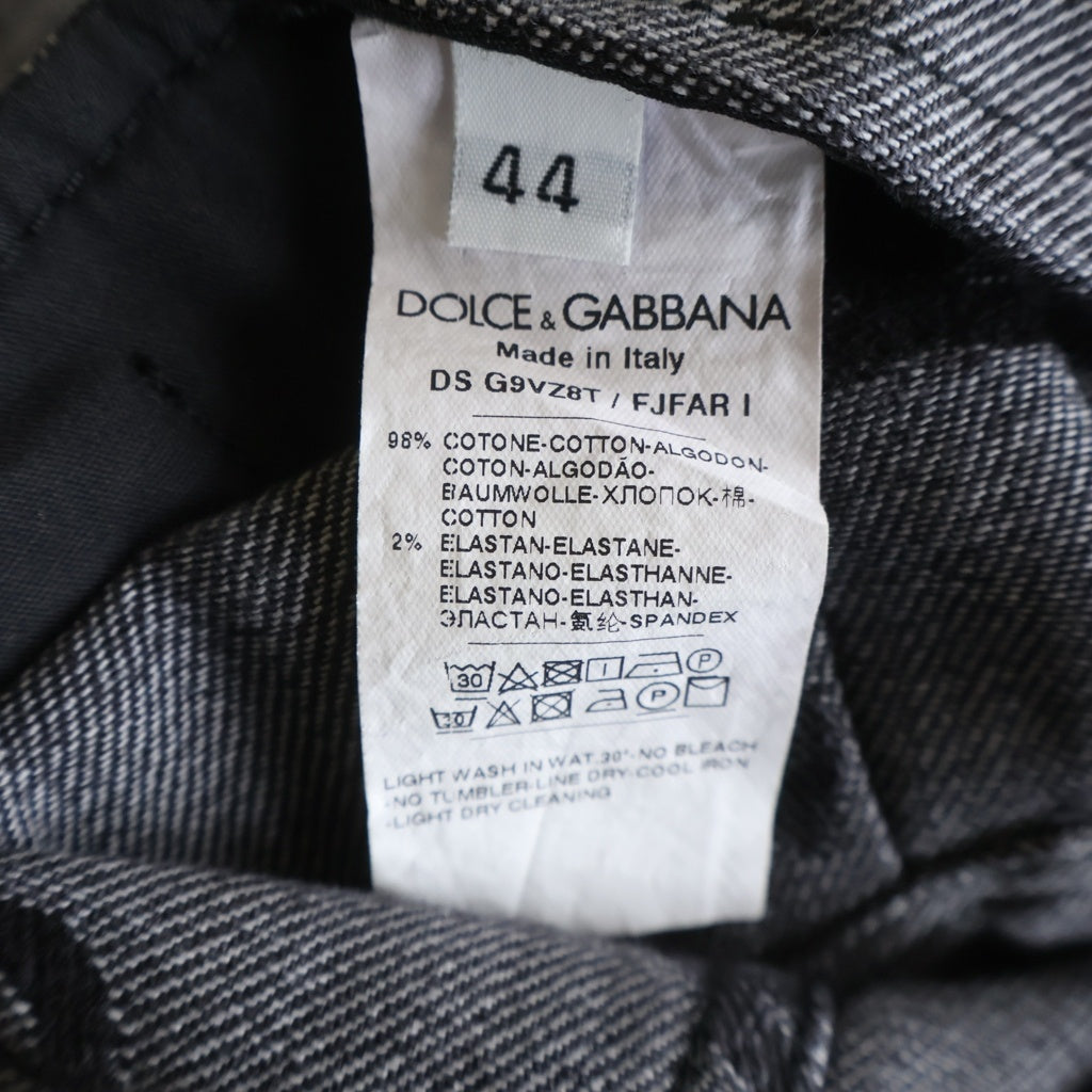 DOLCE & GABBANA(ドルチェアンドガッバーナ) グラフィックデニムジャケット #44 G9VZ8T レディース