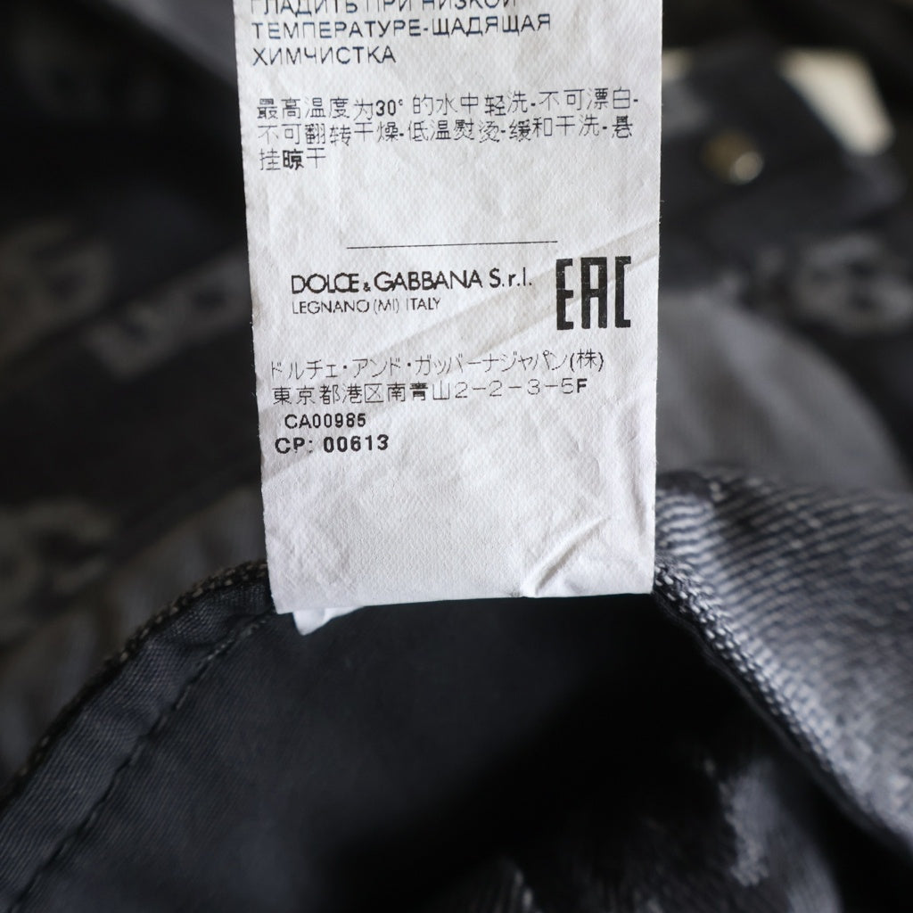 DOLCE & GABBANA(ドルチェアンドガッバーナ) グラフィックデニムジャケット #44 G9VZ8T レディース