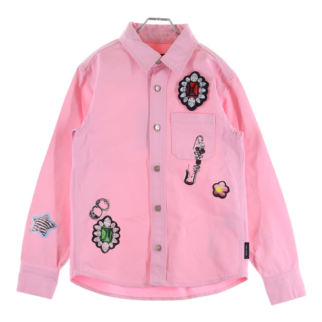 MARC JACOBS(マークジェイコブス) チャーム デニムシャツ ジャケット ピンク 2S5RTP004D09-678 レディース