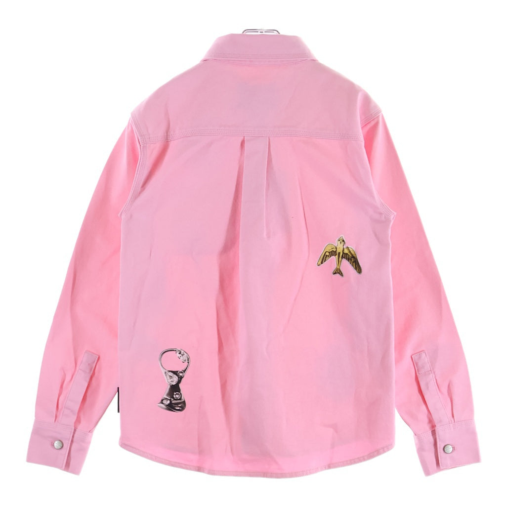 MARC JACOBS(マークジェイコブス) チャーム デニムシャツ ジャケット ピンク 2S5RTP004D09-678 レディース