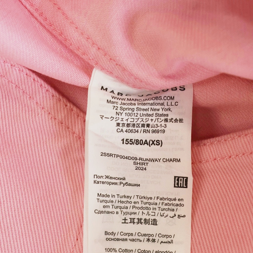 MARC JACOBS(マークジェイコブス) チャーム デニムシャツ ジャケット ピンク 2S5RTP004D09-678 レディース