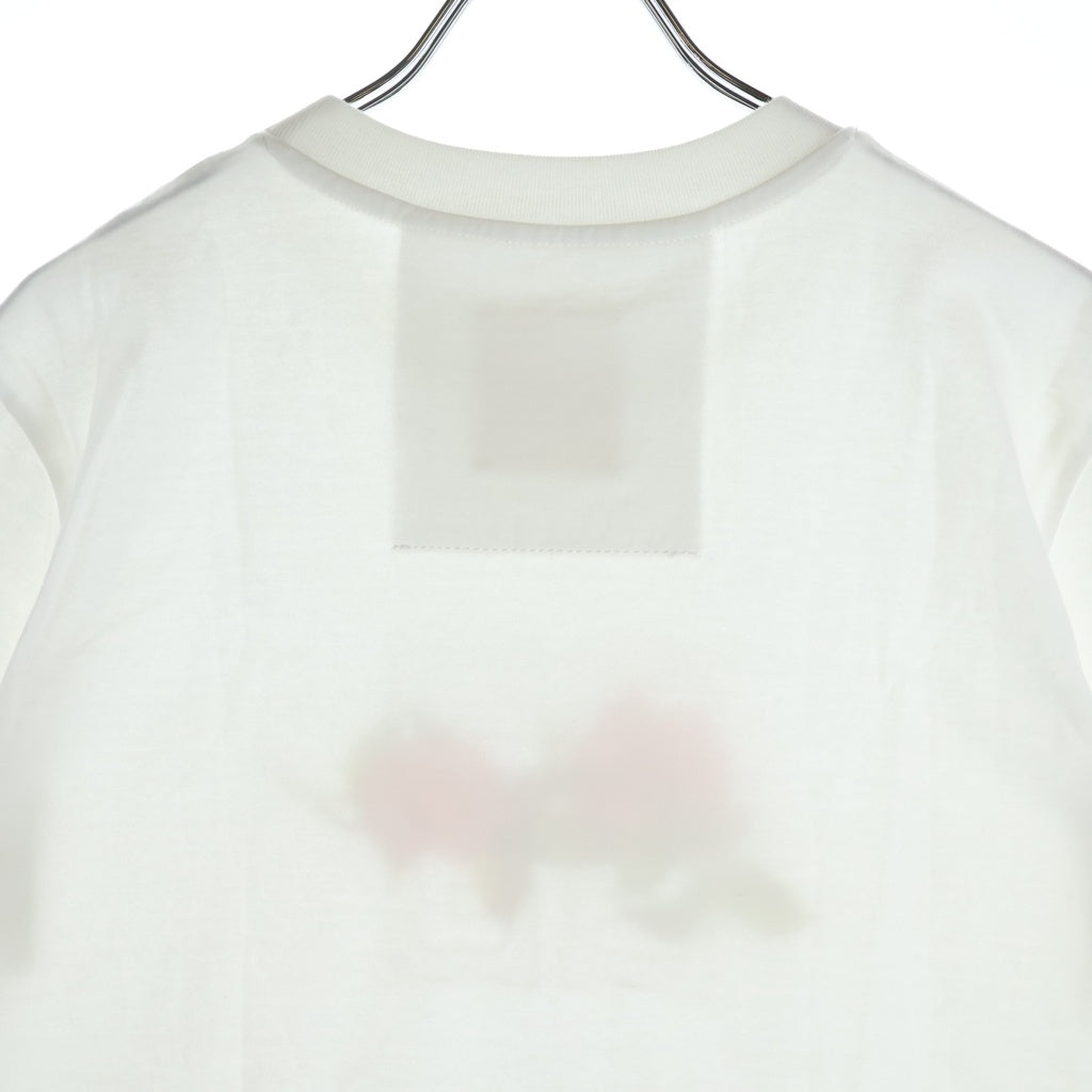 GIVENCHY(ジバンシィ) 4G レース フロントロゴ 半袖Tシャツ カットソー ホワイト BW70AS3YP7 レディース