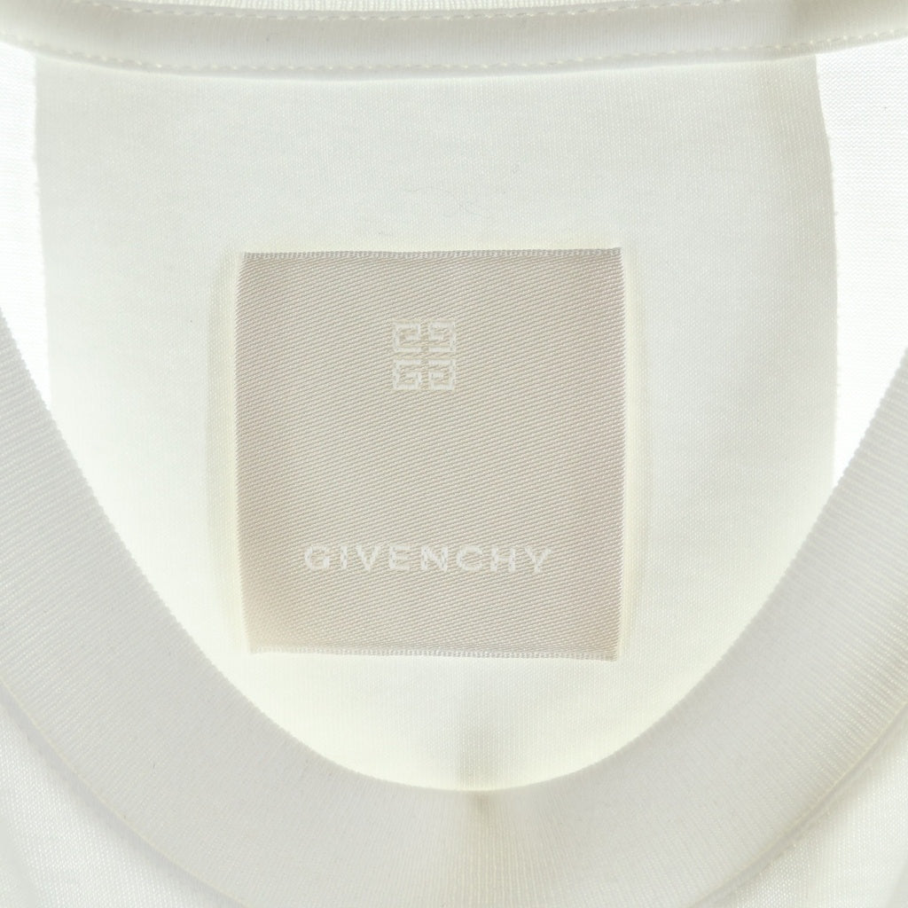 GIVENCHY(ジバンシィ) 4G レース フロントロゴ 半袖Tシャツ カットソー ホワイト BW70AS3YP7 レディース