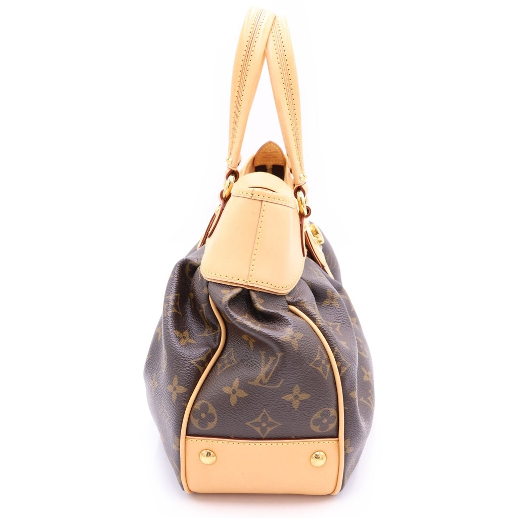 LOUIS VUITTON(ルイヴィトン) モノグラム ボエシPM PVC レザー ハンドバッグ M45715 ブラウン レディース
