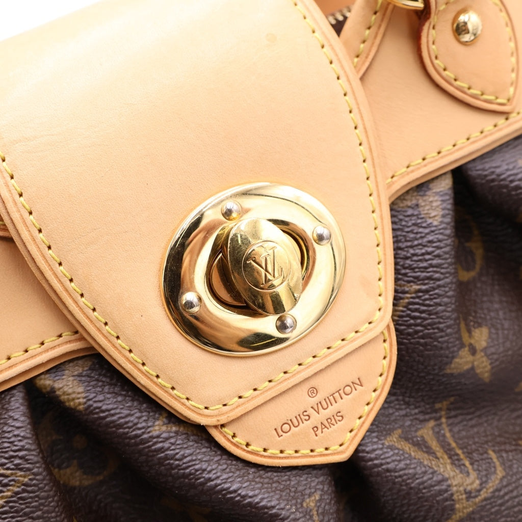 LOUIS VUITTON(ルイヴィトン) モノグラム ボエシPM PVC レザー ハンドバッグ M45715 ブラウン レディース