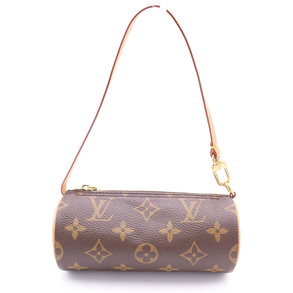 LOUIS VUITTON(ルイヴィトン) モノグラム パピヨン30 PVC レザー ハンドバッグ トートバッグ M51385 ブラウン レディース