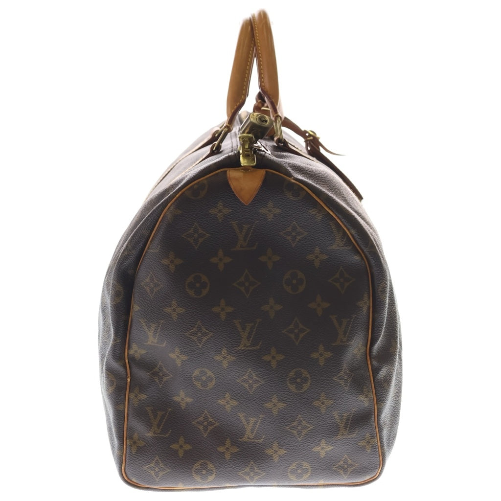 LOUIS VUITTON(ルイヴィトン) モノグラム キーポル50 PVC レザー ボストンバッグ ハンドバッグ M41426 ブラウン レディース