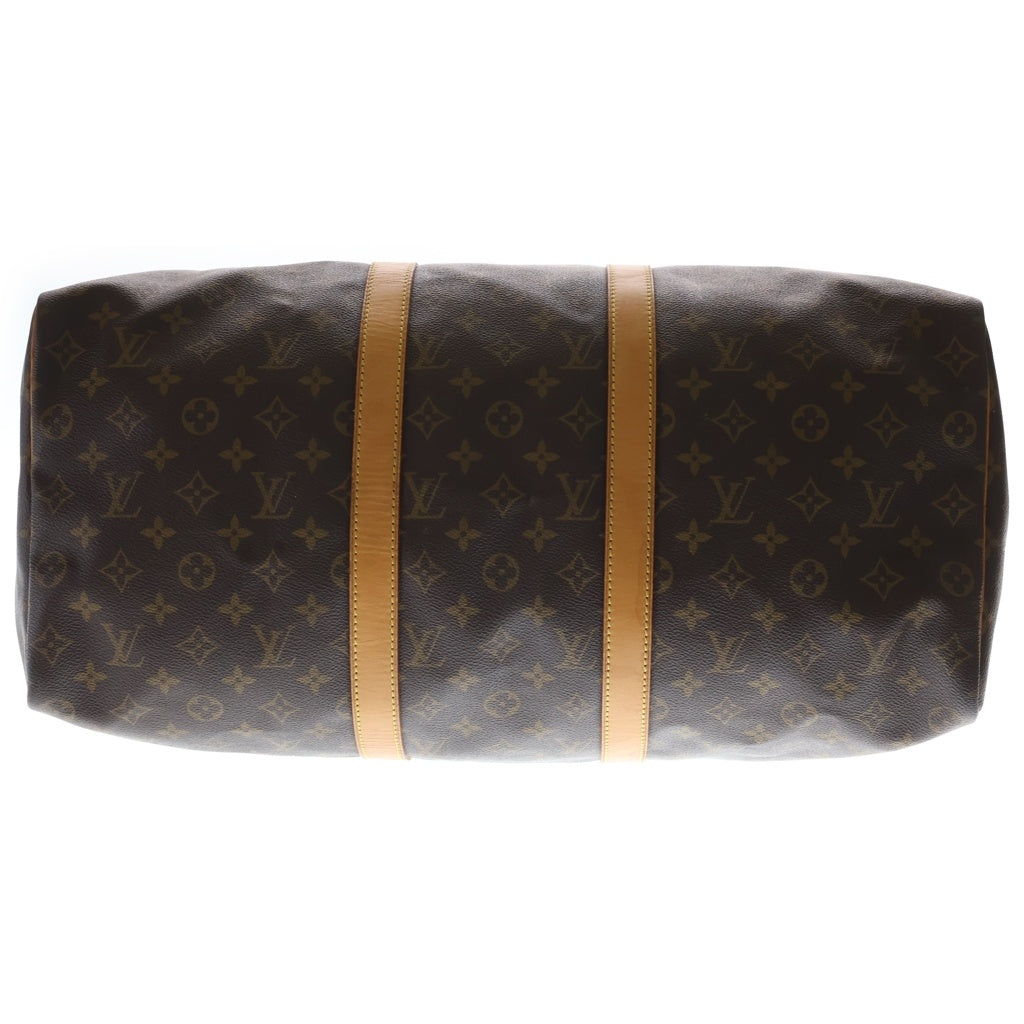 LOUIS VUITTON(ルイヴィトン) モノグラム キーポル50 PVC レザー ボストンバッグ ハンドバッグ M41426 ブラウン レディース