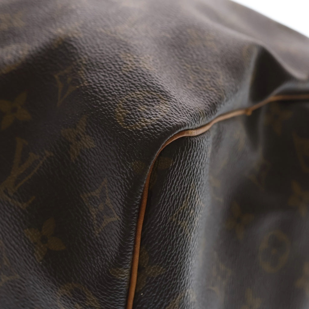 LOUIS VUITTON(ルイヴィトン) モノグラム キーポル50 PVC レザー ボストンバッグ ハンドバッグ M41426 ブラウン レディース