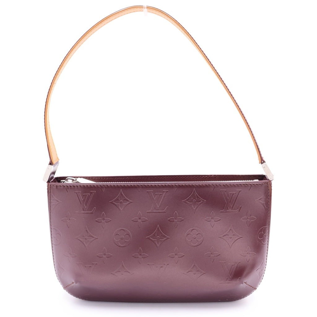 LOUIS VUITTON(ルイヴィトン) モノグラムマット ファウラー シルバー金具 ワンショルダーバッグ M55146 パープル レディース