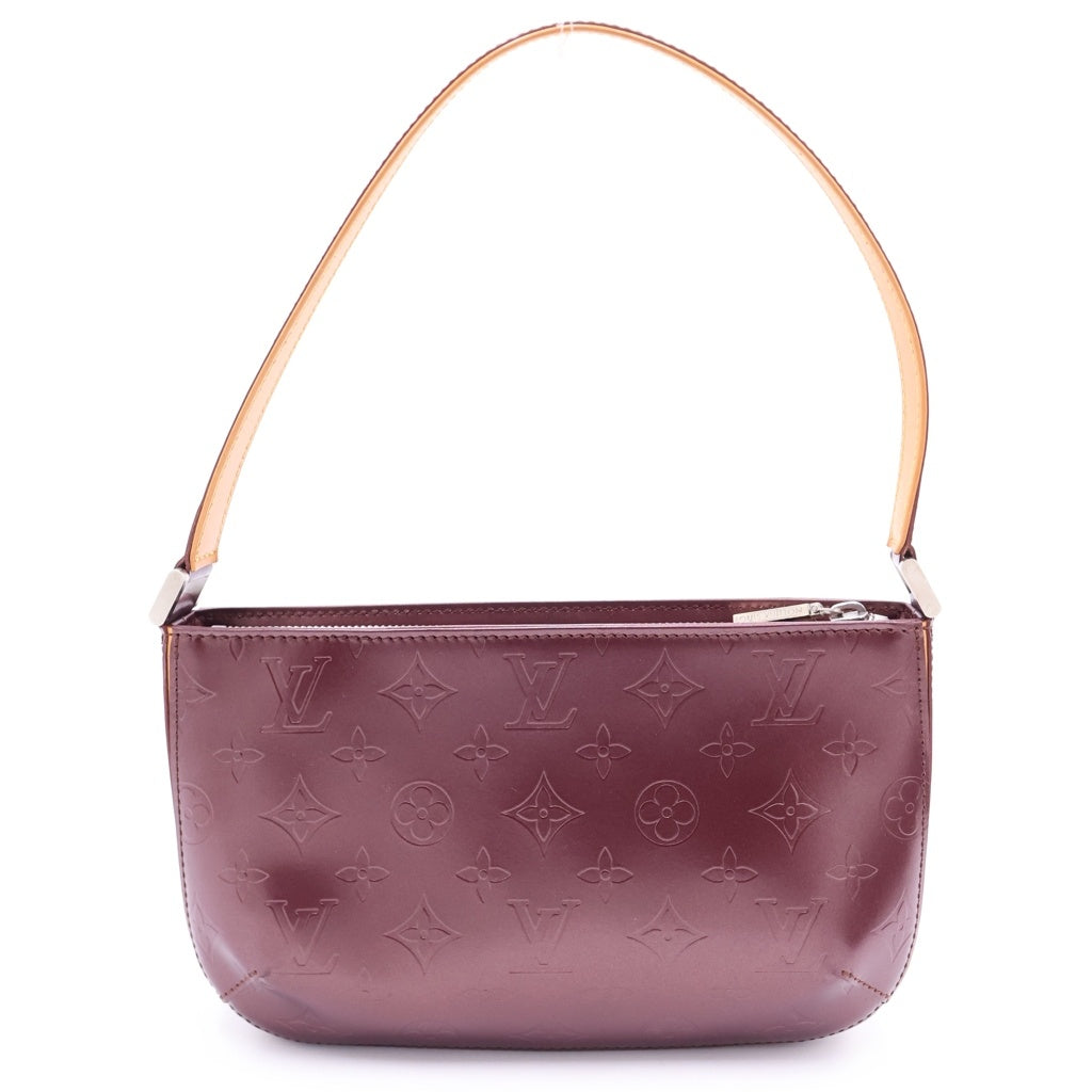 LOUIS VUITTON(ルイヴィトン) モノグラムマット ファウラー シルバー金具 ワンショルダーバッグ M55146 パープル レディース