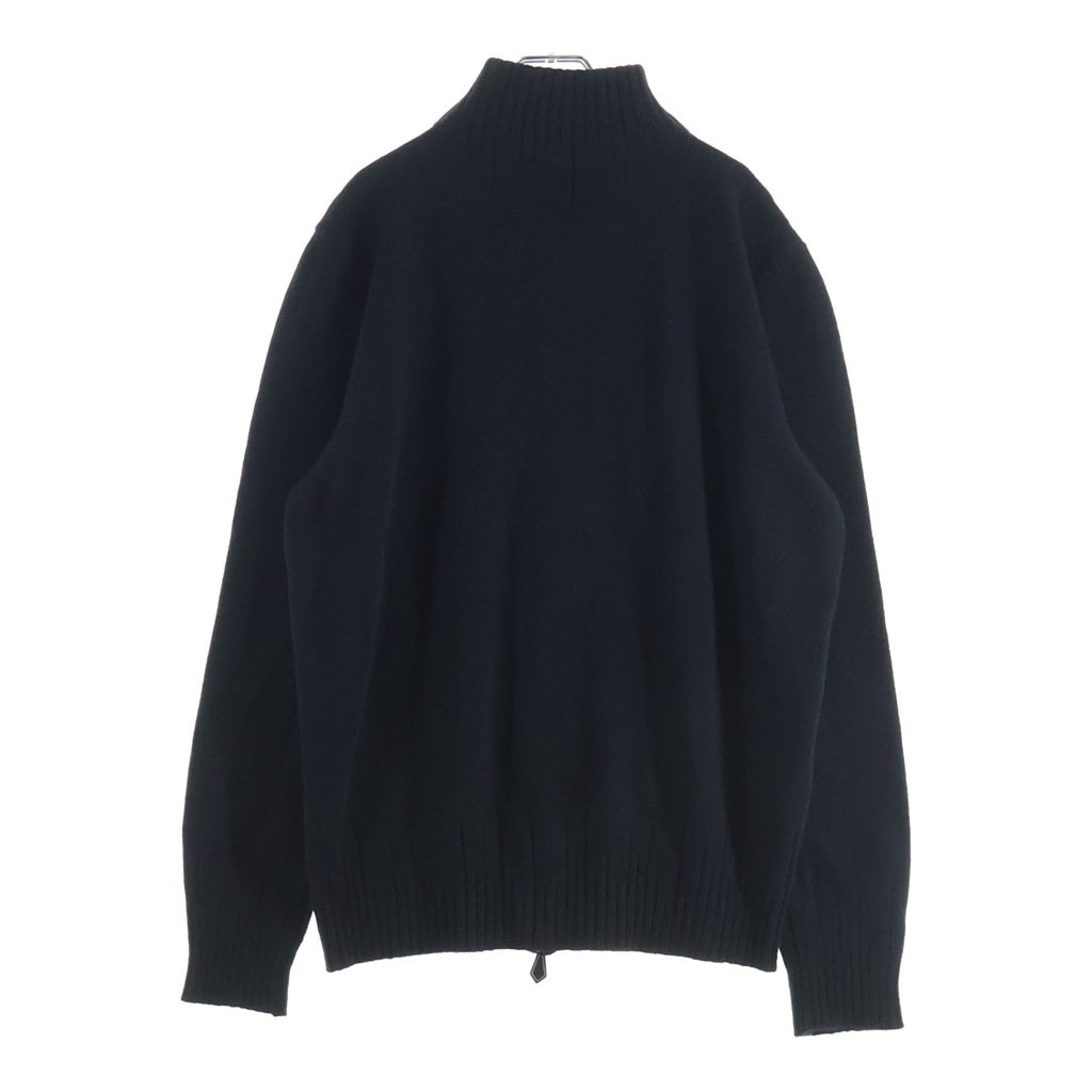 HERMES(エルメス) フルジップ ニットセーター ブラック #M レディース
