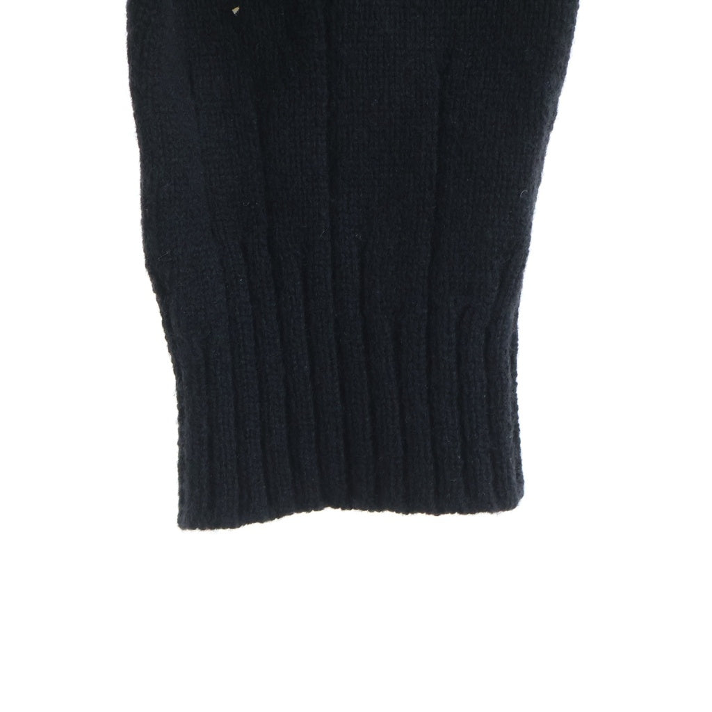 HERMES(エルメス) フルジップ ニットセーター ブラック #M レディース