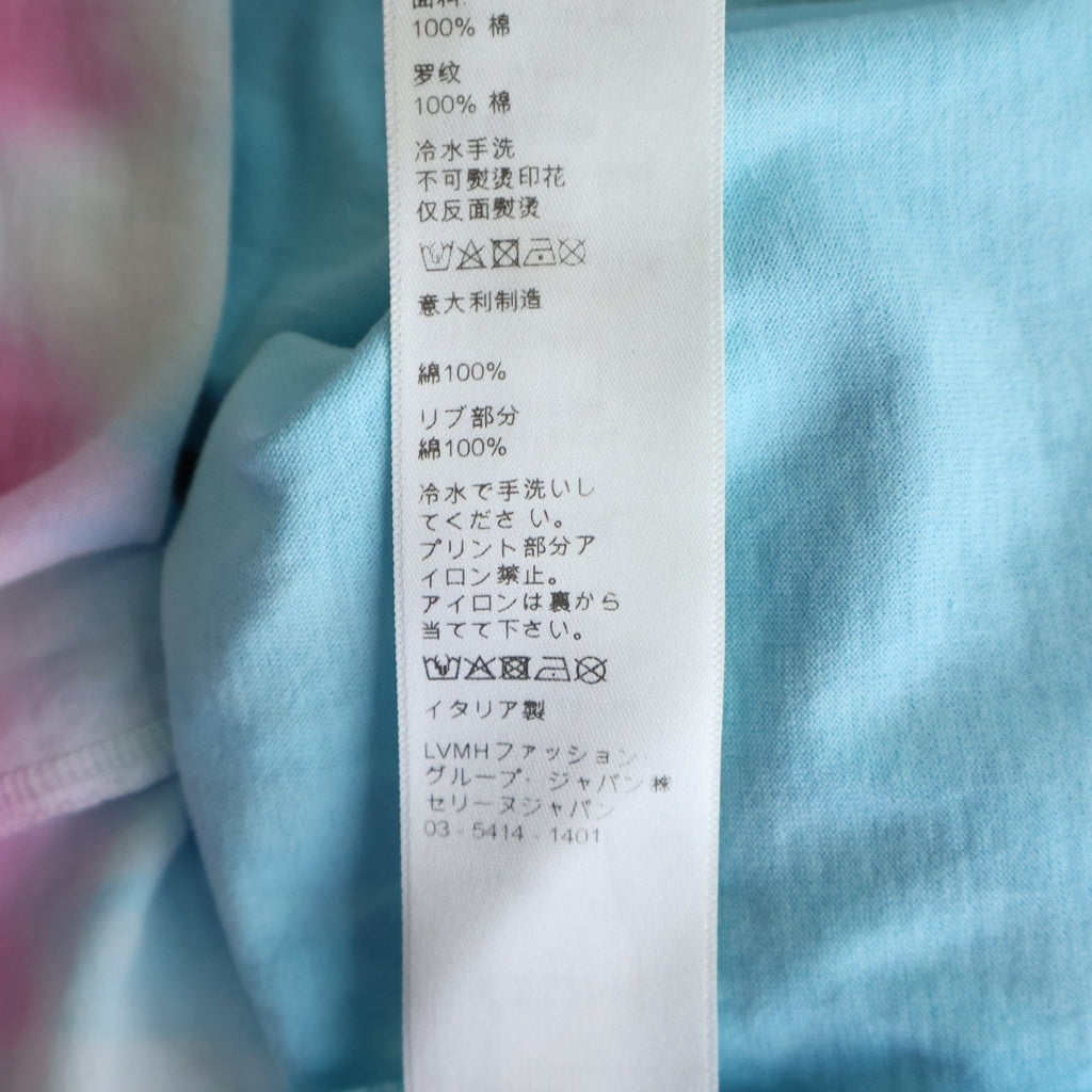 CELINE(セリーヌ) スタッズロゴプリント スタッズ ロゴ プリント クルーネック 半袖Tシャツ カットソー マルチカラー 2X687956M