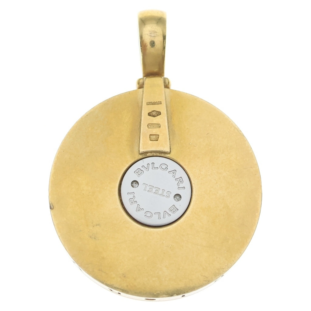 BVLGARI(ブルガリ) オプティカル マザーオブパール ネックレストップ Au750 K18 YG イエローゴールド