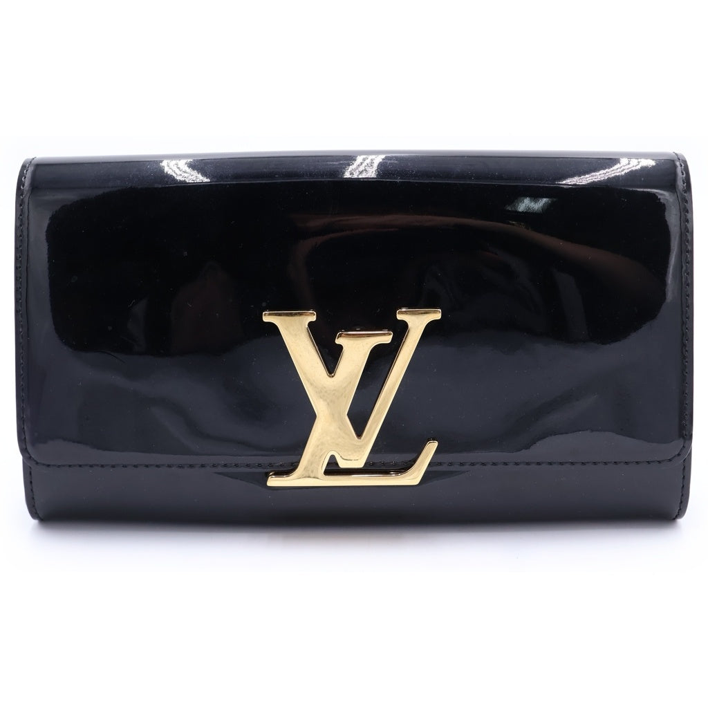 LOUIS VUITTON(ルイヴィトン) ヴェルニ ポシェットルイーズEW NM クラッチバッグ セカンドバッグ ハンドバッグ M51634 ブラック レディース