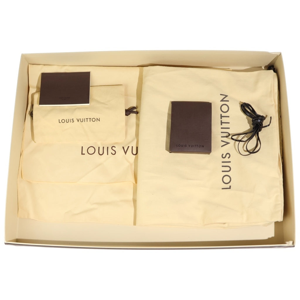 LOUIS VUITTON(ルイヴィトン) モノグラム ポルカ ムートン ロングブーツ ブラウン レディース