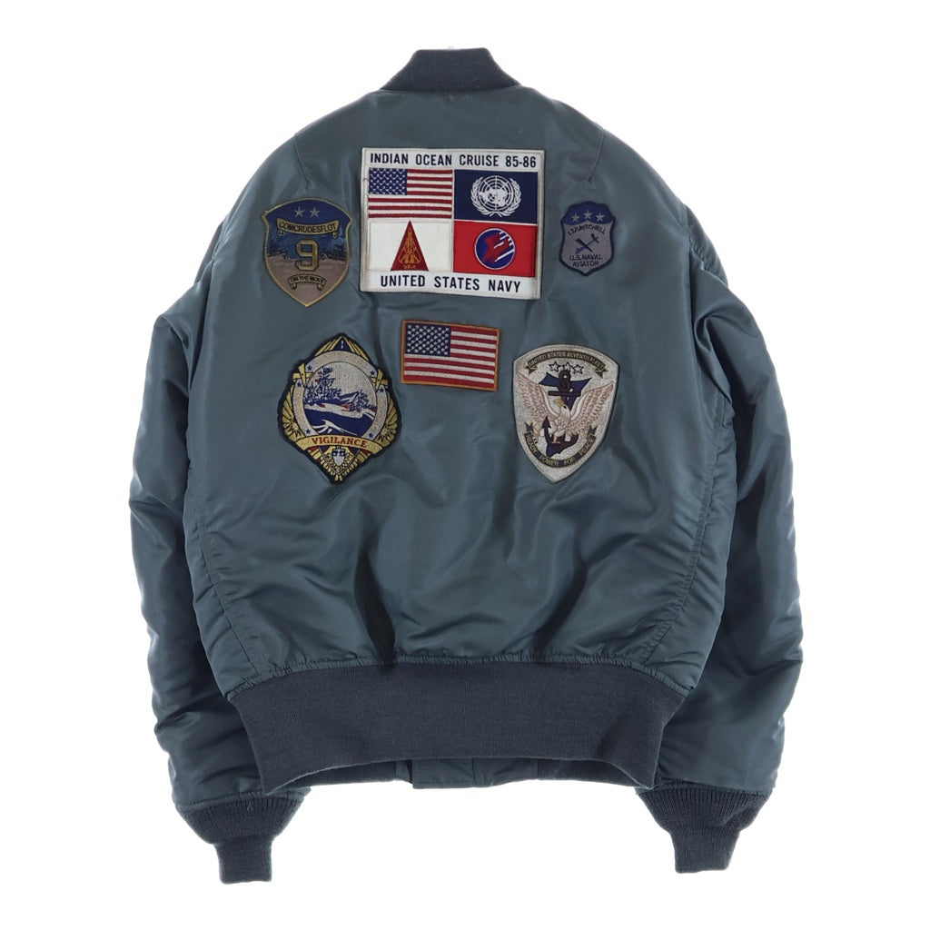 AVIREX(アヴィレックス) TOP GUN MA-1 フライトジャケット パッチ ナイロン カーキ 783-3952036