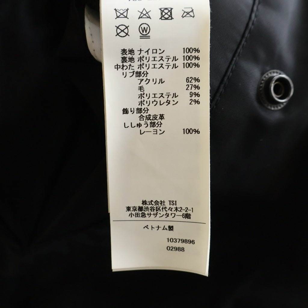 AVIREX(アヴィレックス) 新日本プロレス50周年記念 MA-1 フライトジャケット リバーシブル ブラック 783-2252034