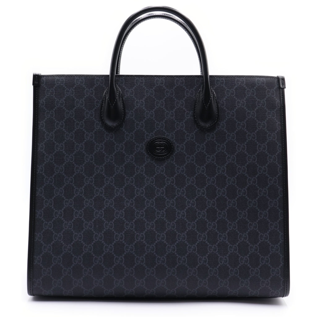 GUCCI(グッチ) インターロッキングG GGスプリーム PVC レザー 2WAY