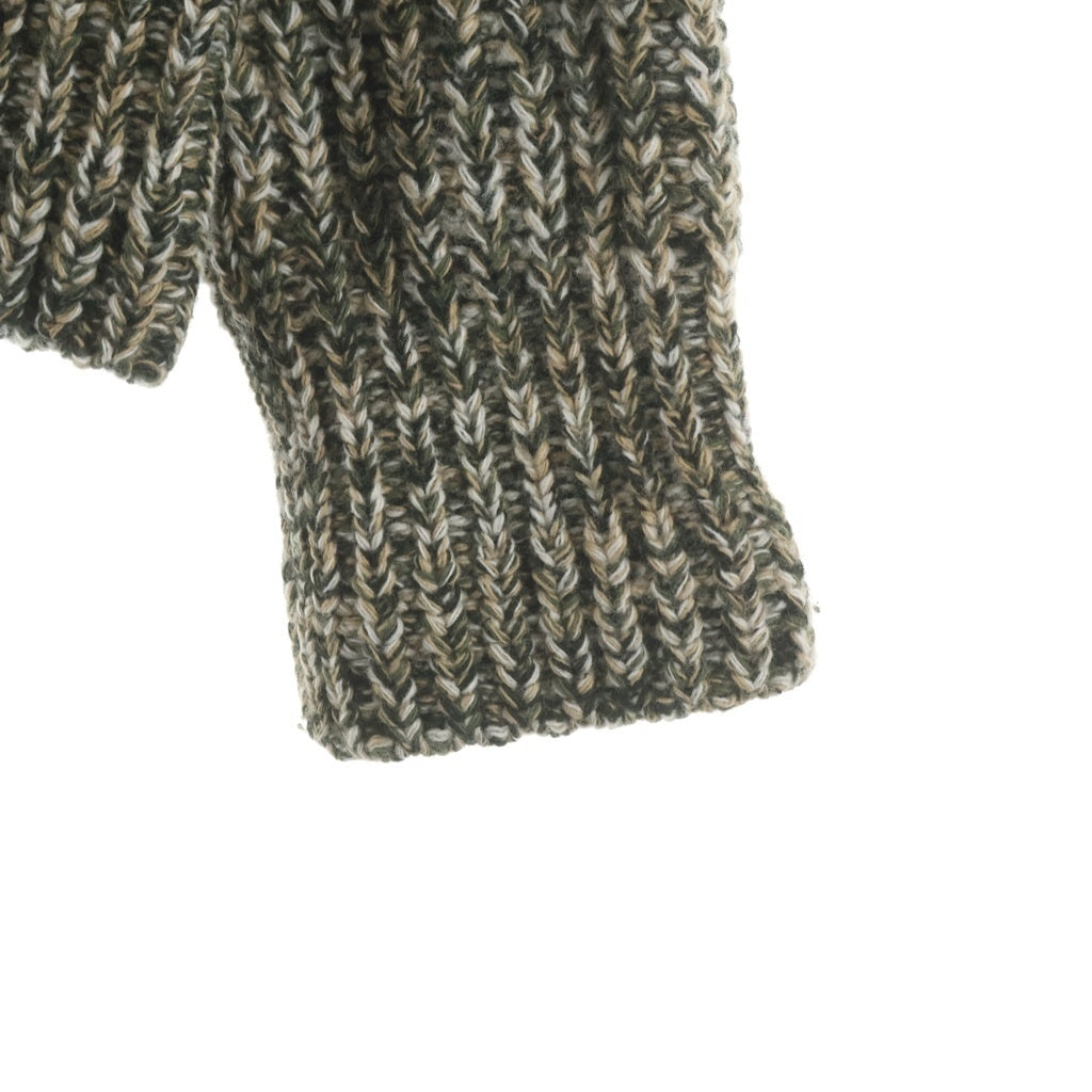 MONCLER(モンクレール) グルノーブル エルボーパッチ タールネックニット グリーン #M K20979F00001 M1241