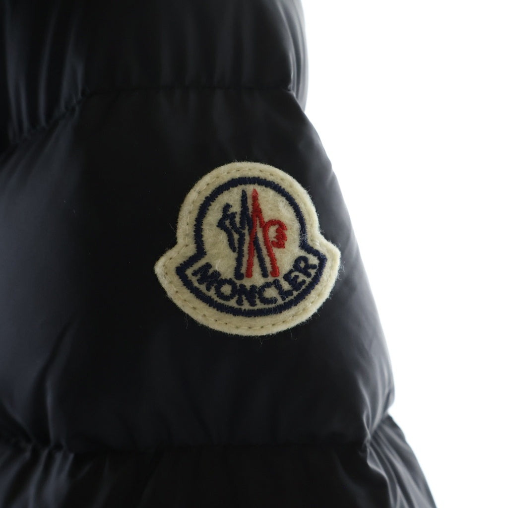 MONCLER(モンクレール) 22AW HERMINE エルミン ワッペンロゴ フーデッド ジップアップ ダウン ロング ジャケット レディース