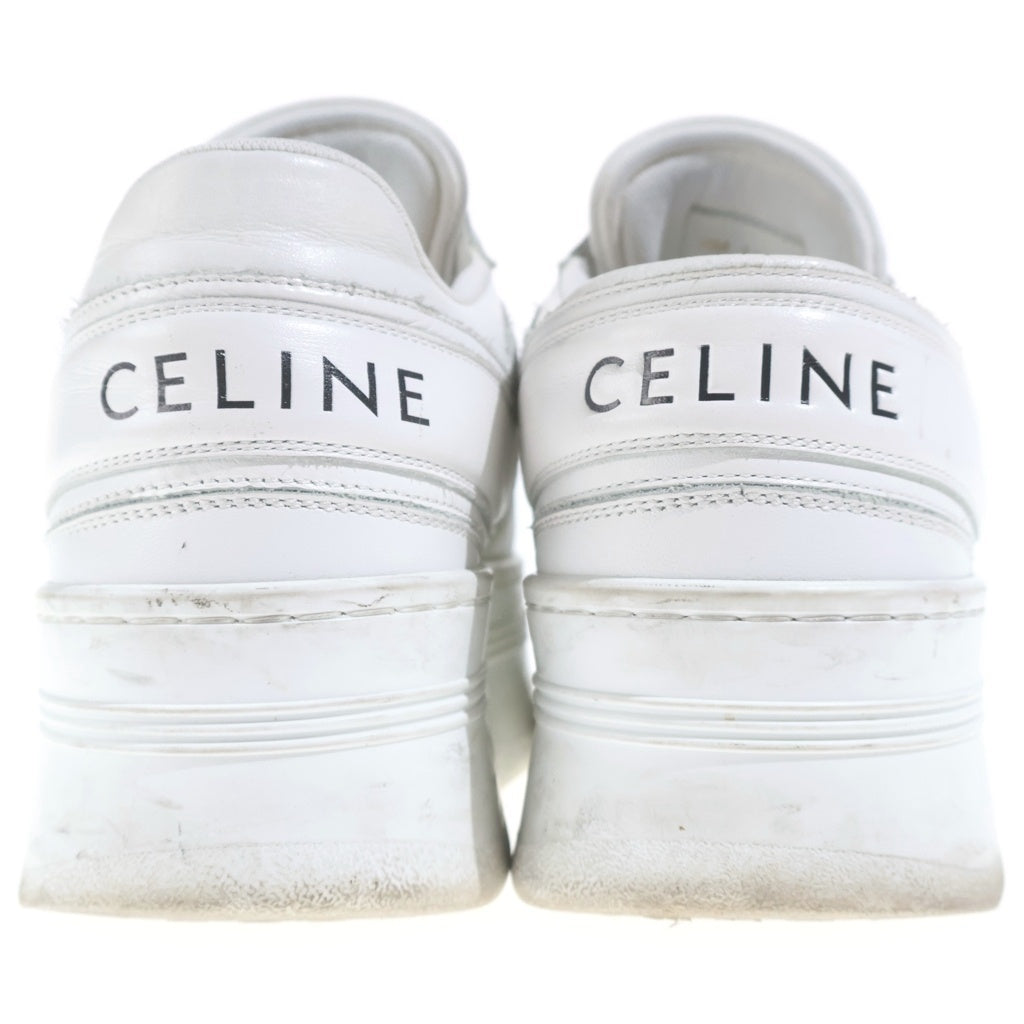 CELINE(セリーヌ) ブロックローカットスニーカー ウェッジアウトソール ホワイト #37 レディース