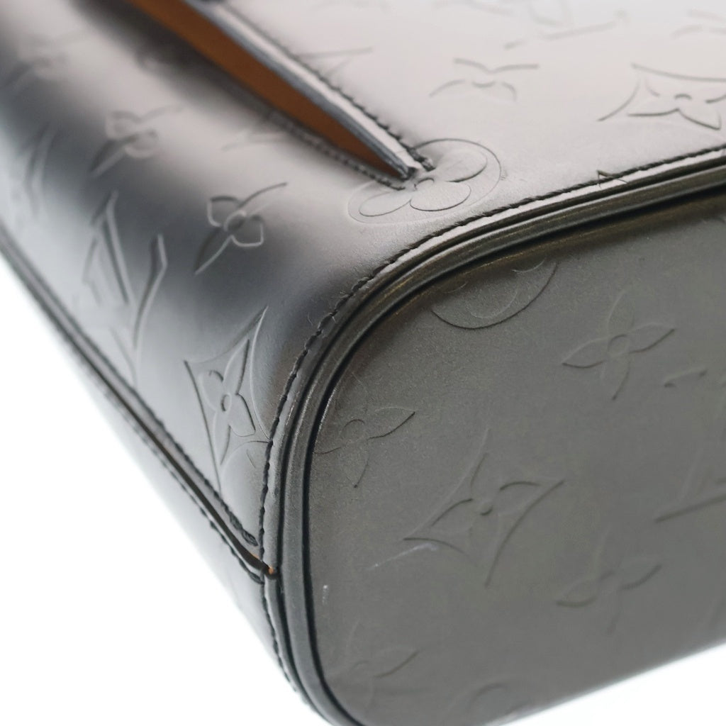 LOUIS VUITTON(ルイヴィトン) モノグラムマット アルストン ワンショルダーバッグ メタリックグレー レザー M55122 シルバー金具