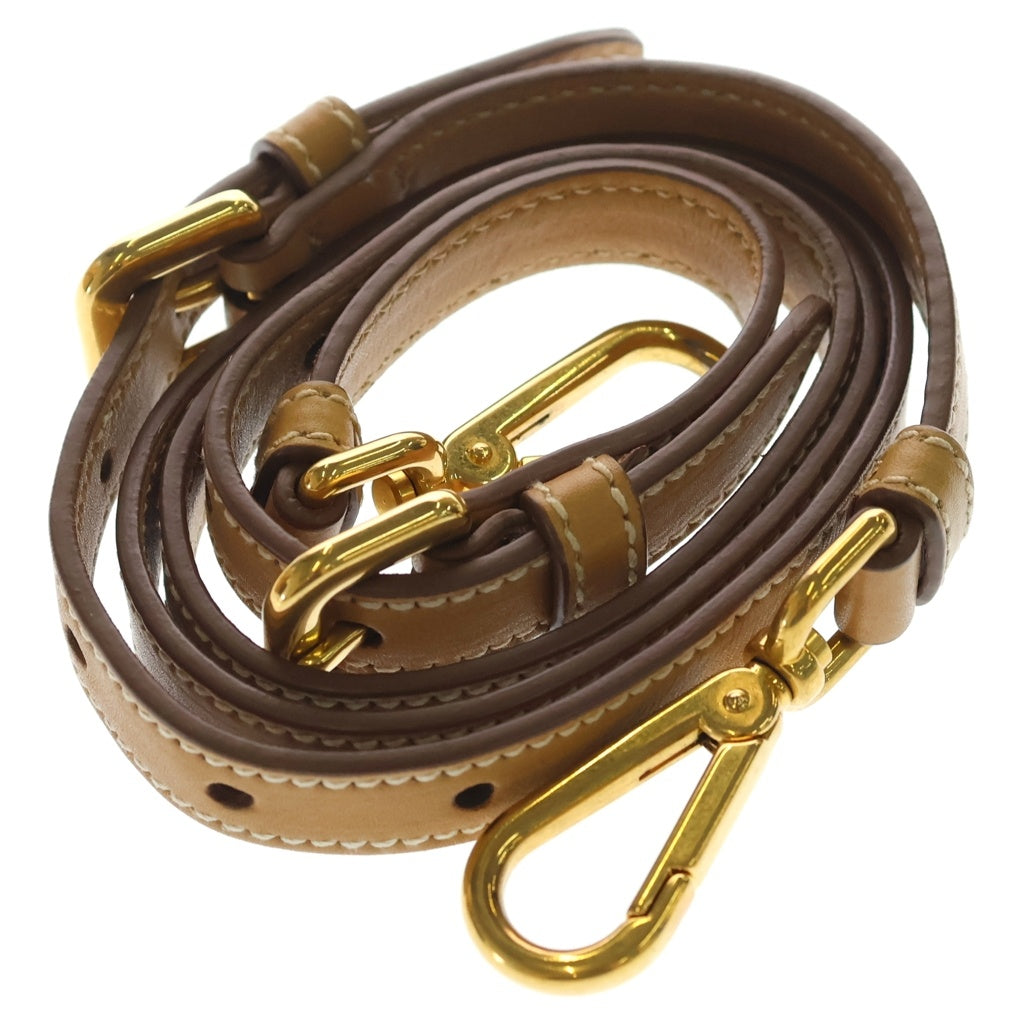 PRADA(プラダ) 2WAYハンドバッグ ショルダーバッグ ブラウン ベージュ レザー BN2135 ゴールド金具 レディース
