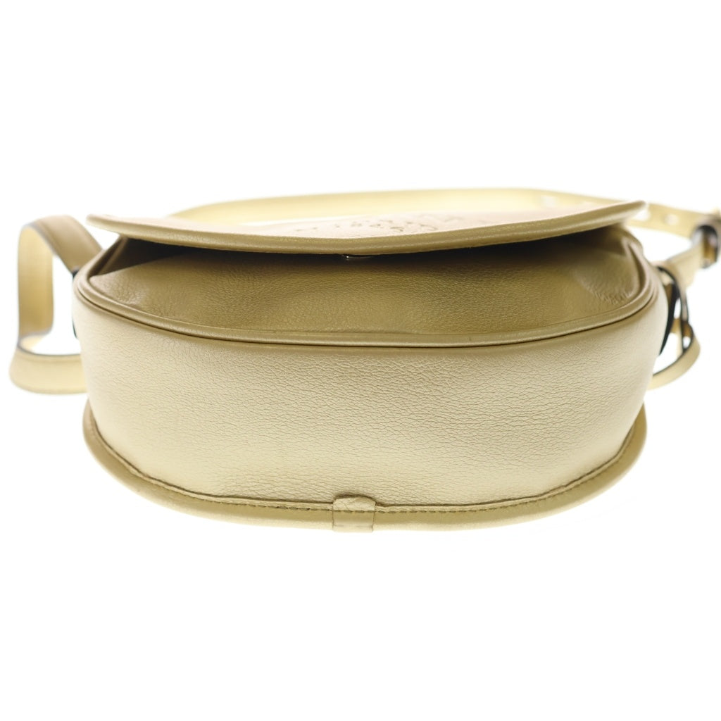LOEWE(ロエベ) ヘリテージ ショルダーバック ゴールド金具 レザー ゴールド レディース