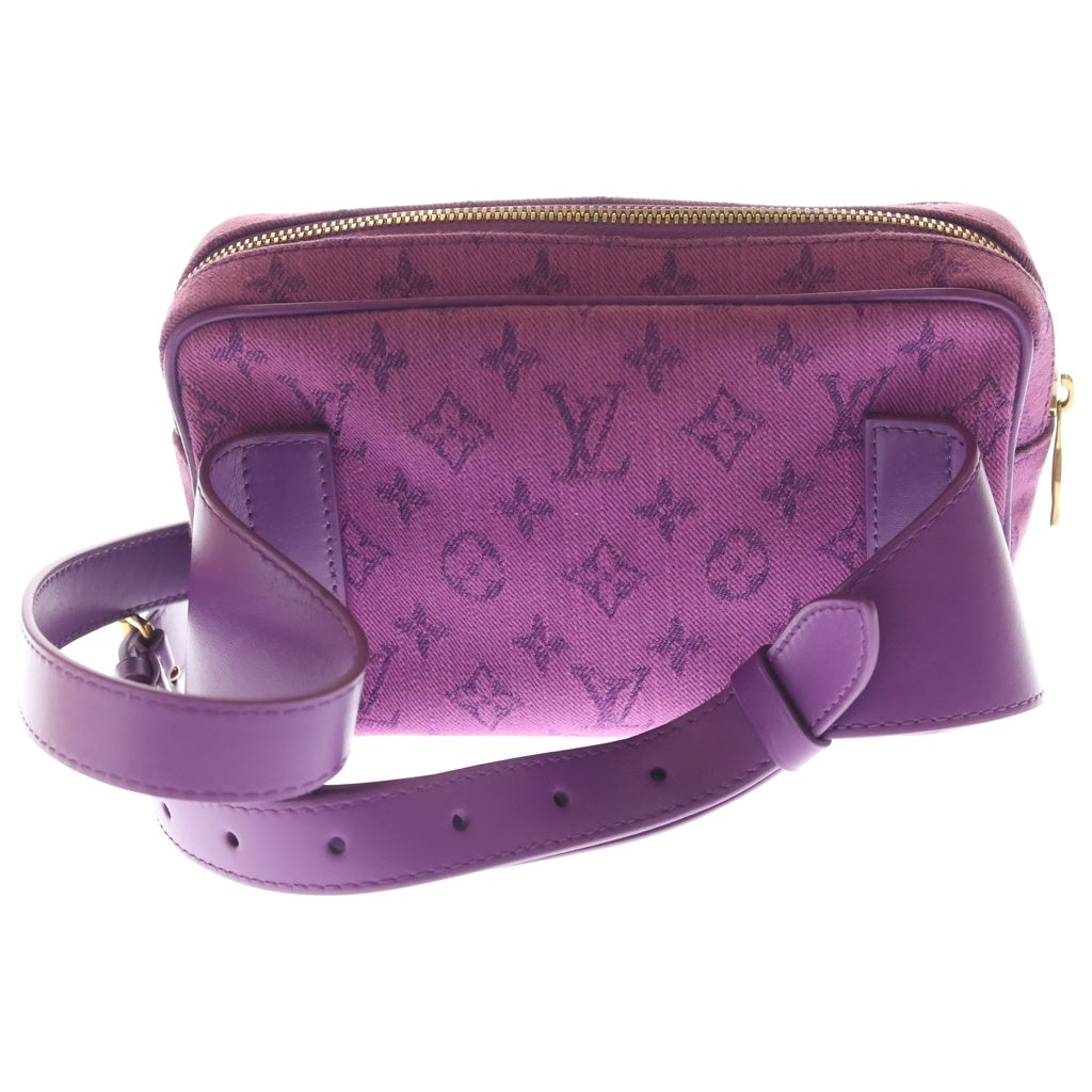 LOUIS VUITTON(ルイヴィトン) モノグラムデニム バムバッグ アウトドア デニム ショルダーバッグ ボディバッグ ICタイプ ヴィオレ パープル M44624 レディース