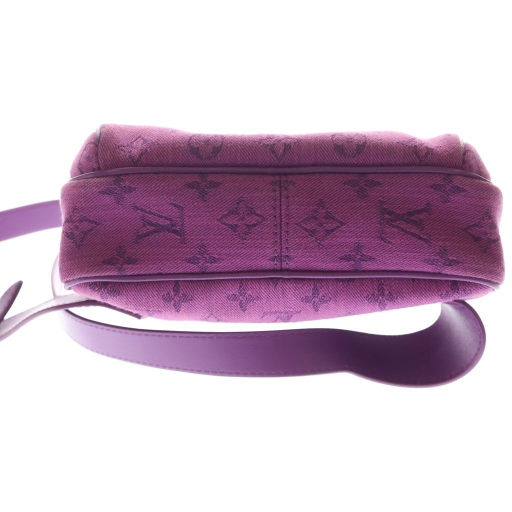 LOUIS VUITTON(ルイヴィトン) モノグラムデニム バムバッグ アウトドア デニム ショルダーバッグ ボディバッグ ICタイプ ヴィオレ パープル M44624 レディース