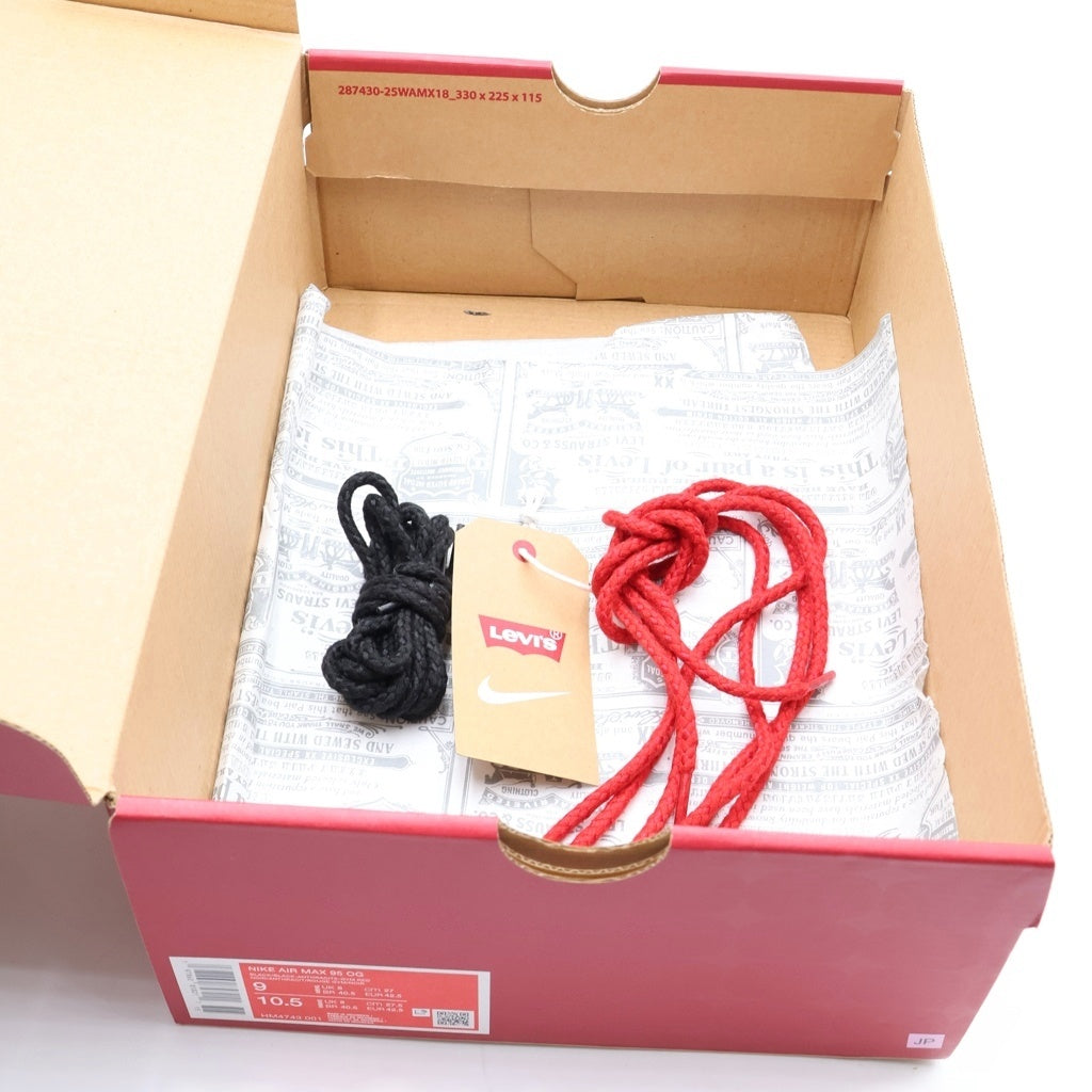 NIKE(ナイキ) ×Levi's AIR MAX95 OG リーバイス エアマックス95 デニム ローカットスニーカー US9/27cm ブラック HM4743-001
