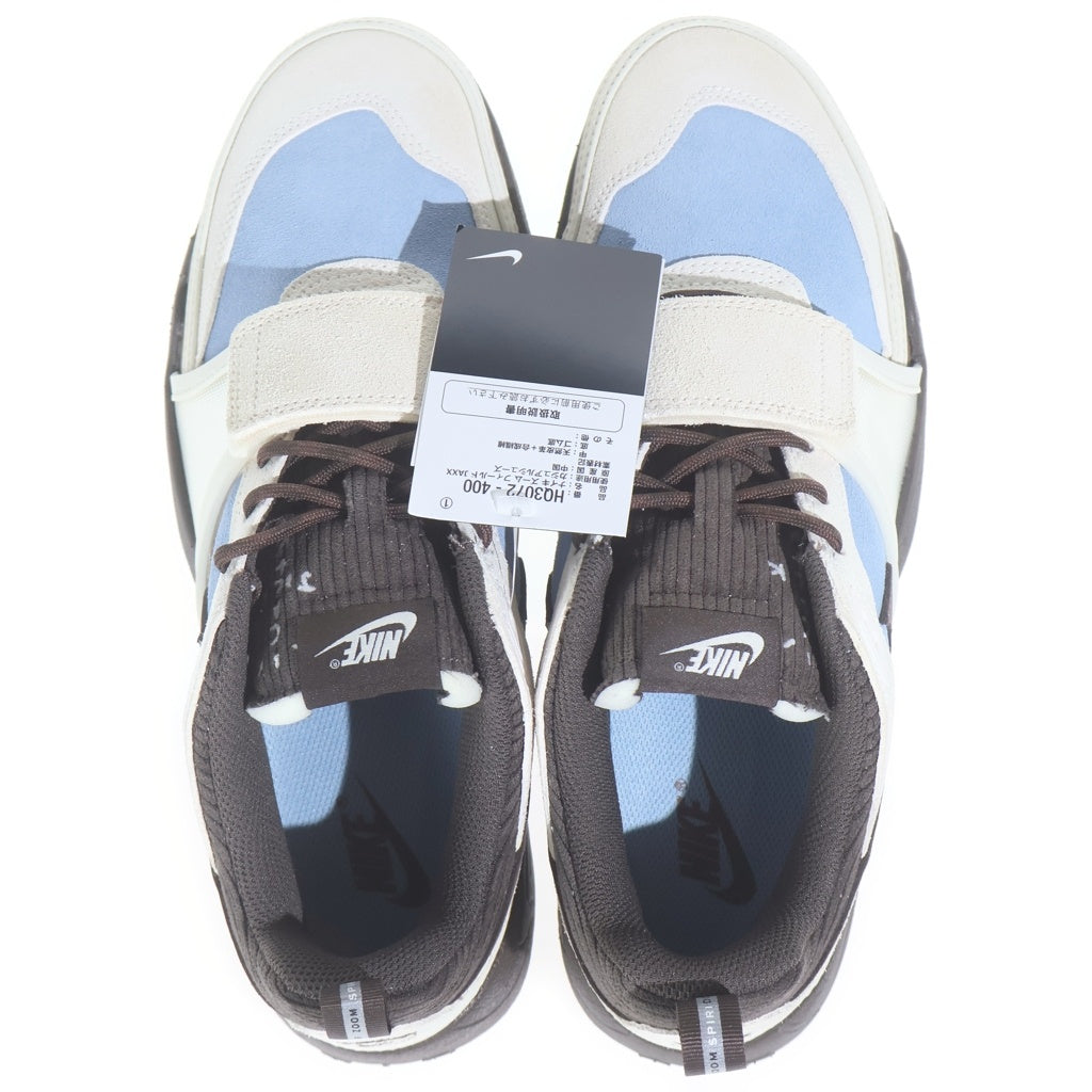 NIKE(ナイキ) ×TRAVIS SCOTT ZOOM FIELD JAXX トラヴィススコット ズーム フィールド ジャックス ローカットスニーカー ブラウン/ブルー HQ3072-400