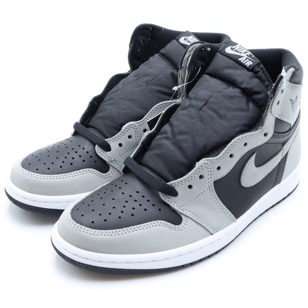 NIKE(ナイキ) AIR JORDAN 1 RETRO HIGH OG SHADOW 2.0 エアジョーダン1 シャドウ 2.0 ハイカットスニーカー US9/27cm グレー 555088-035