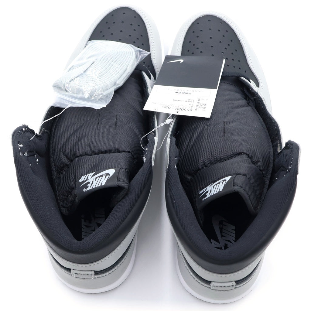 NIKE(ナイキ) AIR JORDAN 1 RETRO HIGH OG SHADOW 2.0 エアジョーダン1 シャドウ 2.0 ハイカットスニーカー US9/27cm グレー 555088-035