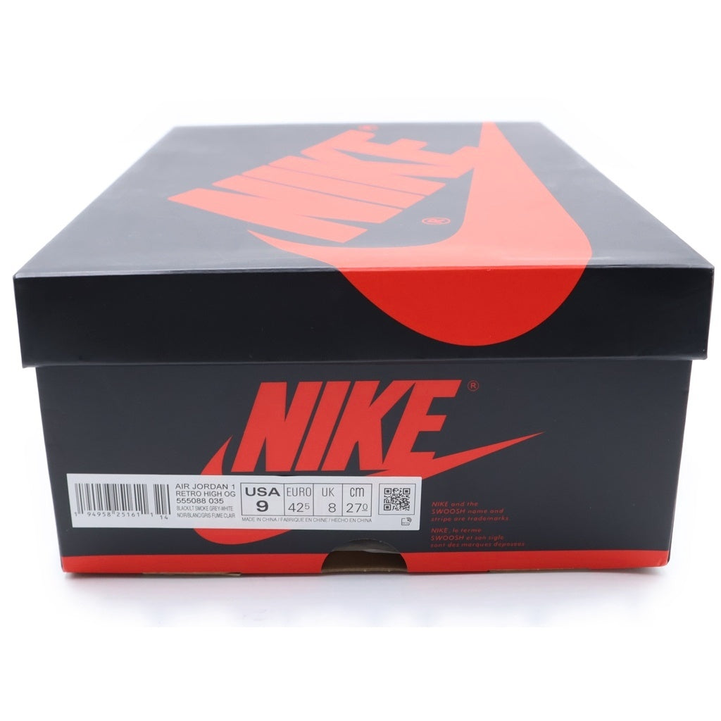 NIKE(ナイキ) AIR JORDAN 1 RETRO HIGH OG SHADOW 2.0 エアジョーダン1 シャドウ 2.0 ハイカットスニーカー US9/27cm グレー 555088-035
