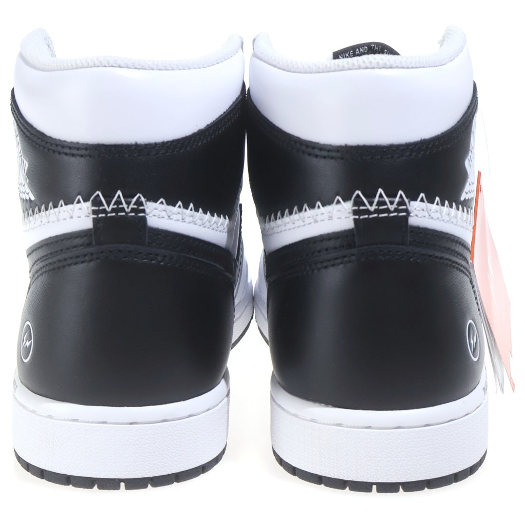 NIKE(ナイキ) ×FRAGMENT DESIGN ×UNION AIR JORDAN 1 RETRO HIGH OG II7282-100 エアジョーダン1 レトロ ハイカット スニーカー US9/27cm ホワイト/ブラック