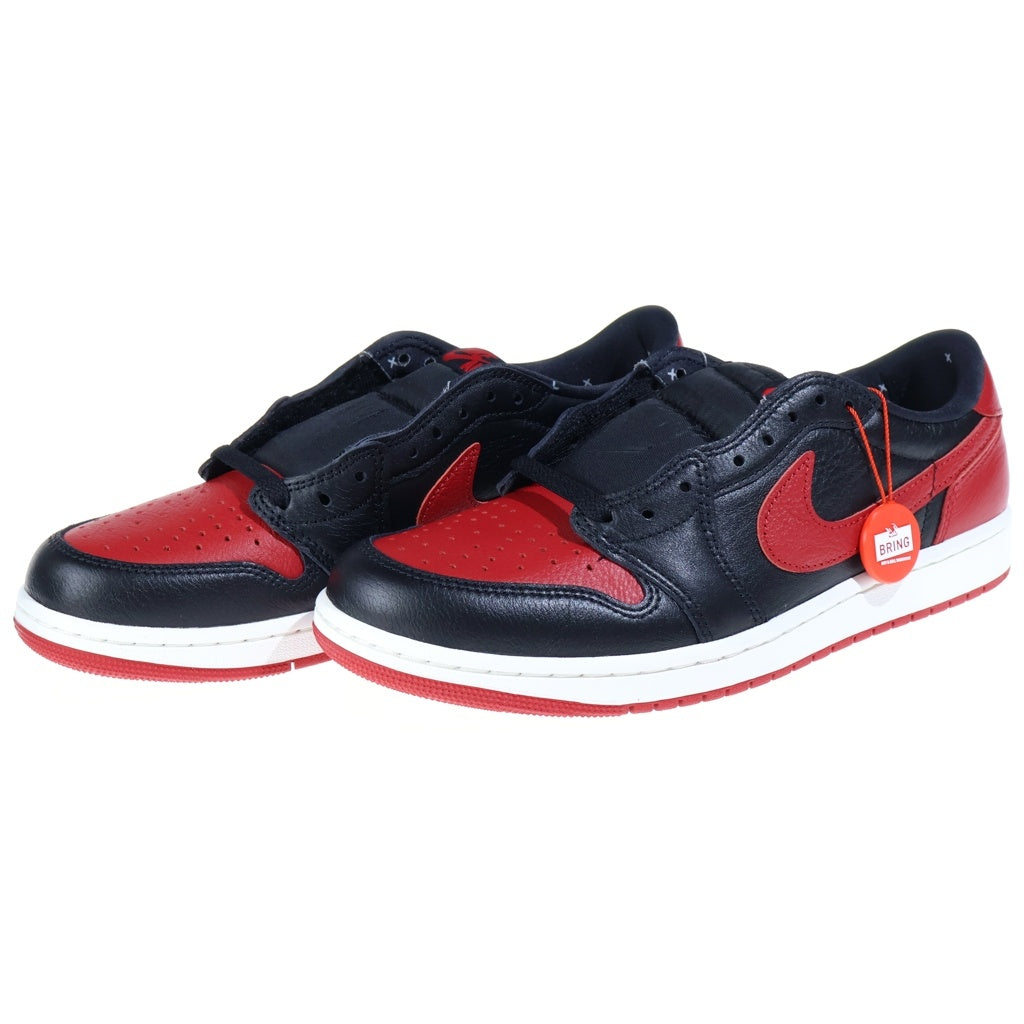 NIKE(ナイキ) AIR JORDAN 1 RETRO LOW OG エア ジョーダン 1 レトロ ローカットスニーカーUS10/28cm ブラック/レッド/ホワイト IW6276-001