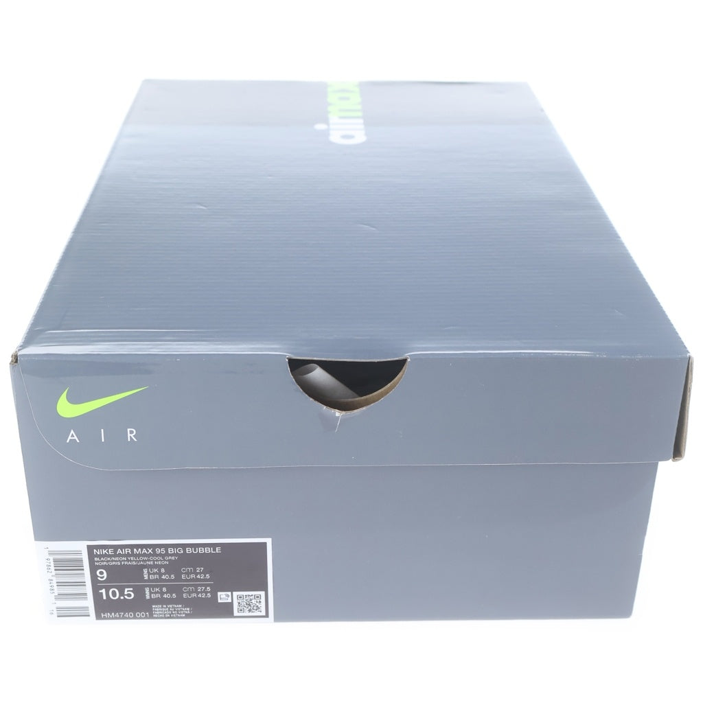NIKE(ナイキ) AIR MAX 95 OG BIG BUBBLE エアマックス95 OG ビッグバブル ローカットスニーカー US9/27cm グレー/イエロー HM4740-001