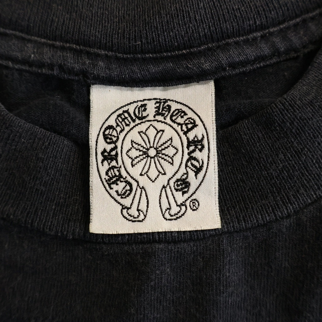 CHROME HEARTS(クロムハーツ) OLD BACK CEMETERY S/S TEE オールド バックセメタリークロスプリント 半袖Tシャツ カットソー ブラック