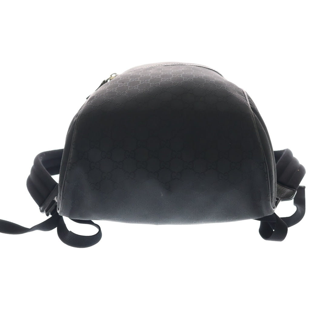 GUCCI(グッチ) GGナイロン バックパック リュックサック ブラック ナイロン×キャンバス 449181 ブラック金具