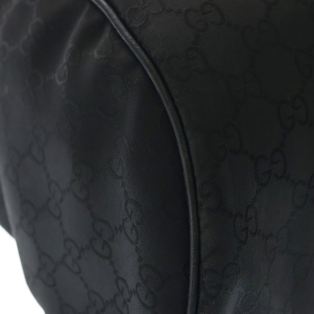 GUCCI(グッチ) GGナイロン バックパック リュックサック ブラック ナイロン×キャンバス 449181 ブラック金具