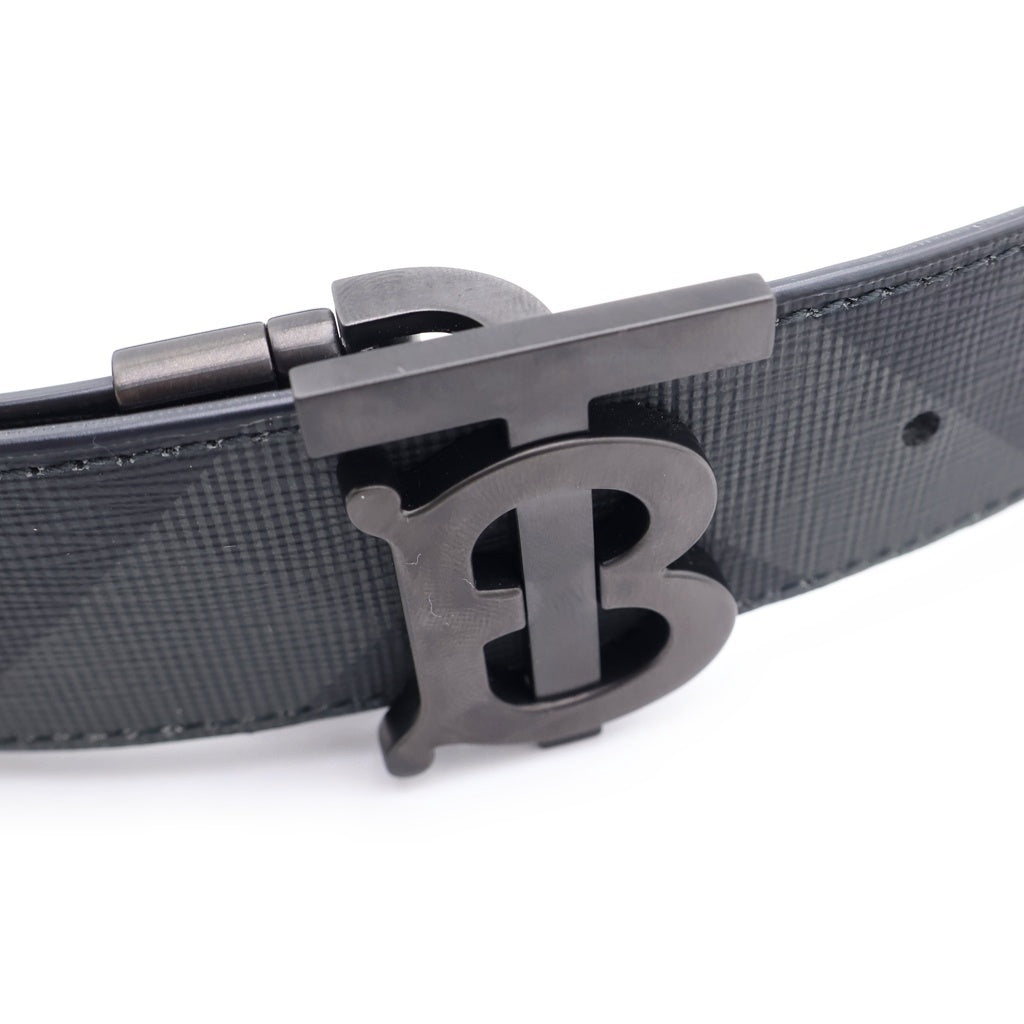 BURBERRY(バーバリー) TBロゴ レザーベルト ブラック