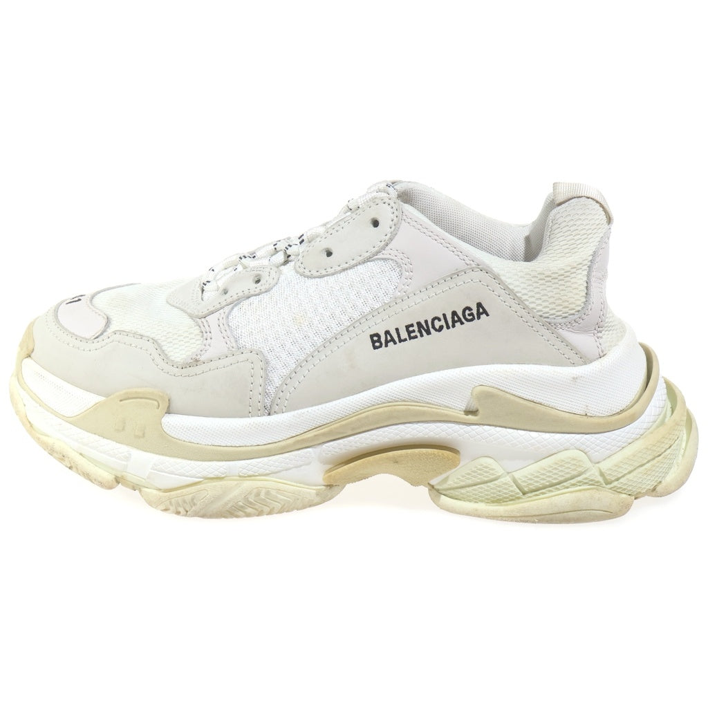 BALENCIAGA(バレンシアガ) TRIPLE S トリプルエス エンブロイダリー ローカットシューズ スニーカー #US8/27cm ホワイト 534217